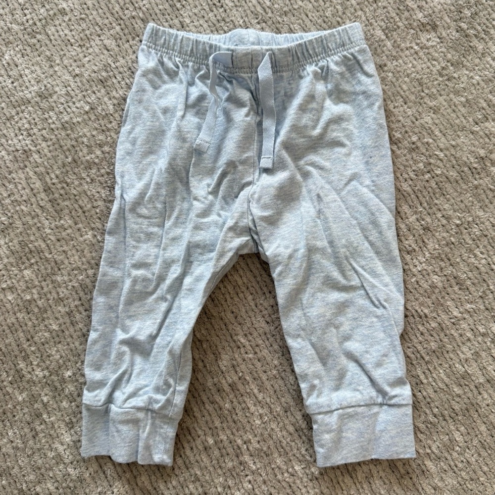 Baby GAP Organic Cotton Jogger Pants Light Blue 3–6‎ Months